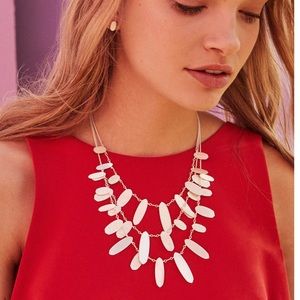 Kendra Scott Nettie Necklace in Bright Silver